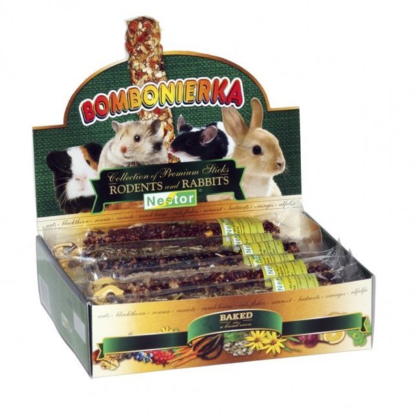 Kollektion von PREMIUM-Sticks für Nagetiere und Kaninchen